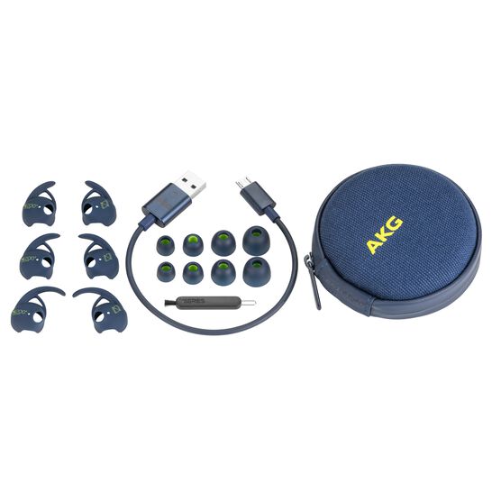 AKG N200A Wireless - Blue - Wireless Sport Headphones - Detailshot 3